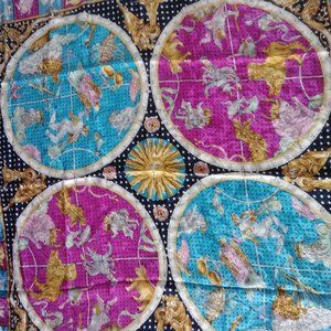 Astrology/Horoscope 100% Italian Silk Scarf